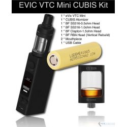 eVic VTC Mini CUBIS KIT 75W+ BATTERY by Joyetech Upgradeable