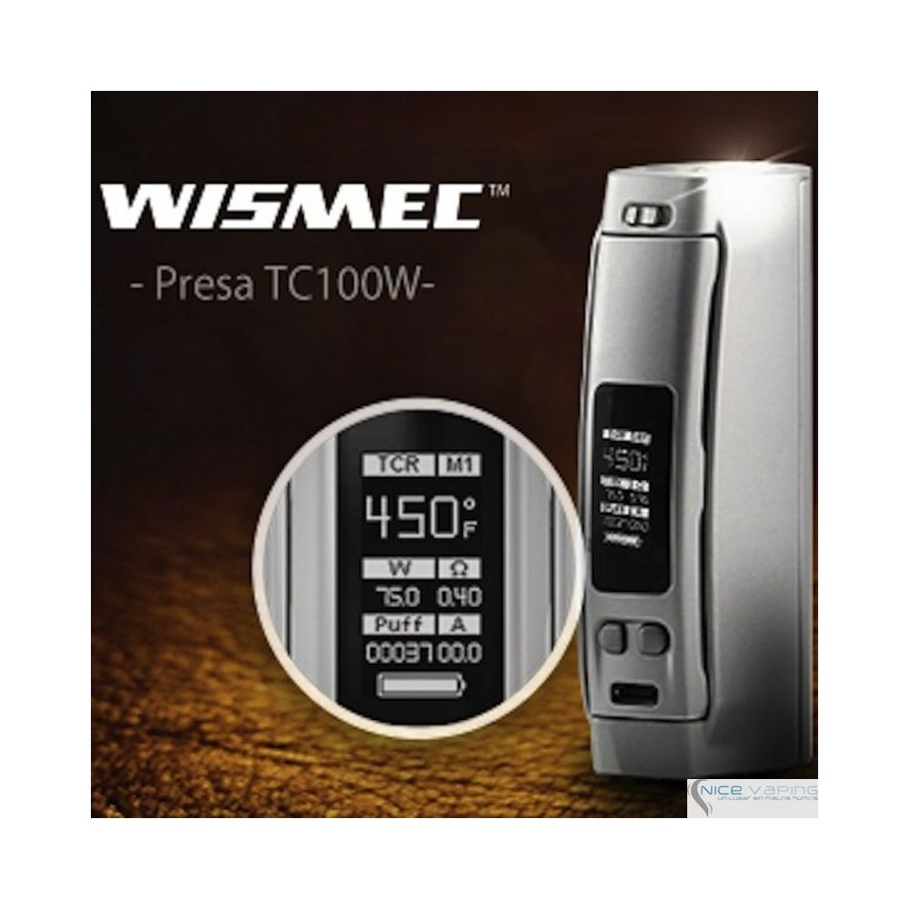 Presa by Wismec TC 100W - 18650, 26650