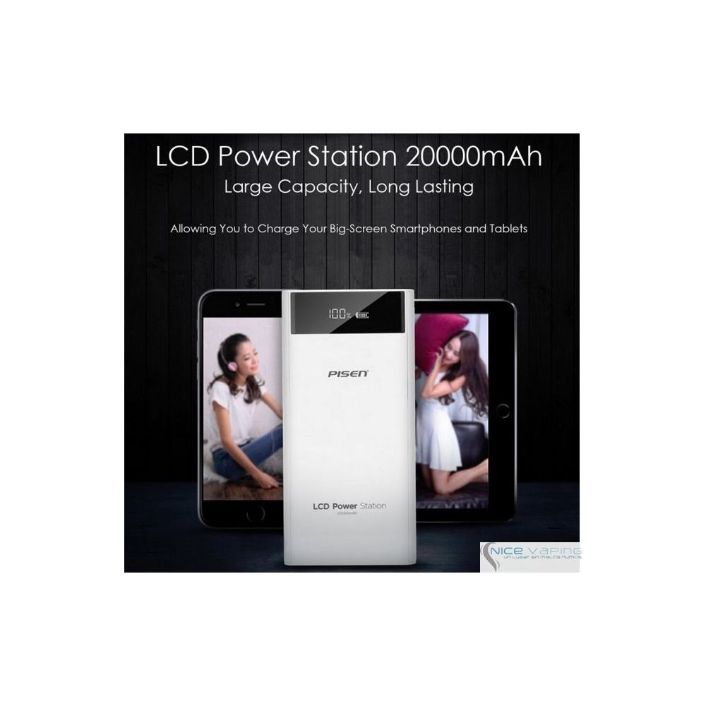 LCD Power Bank - Pisen, 20,000 mah