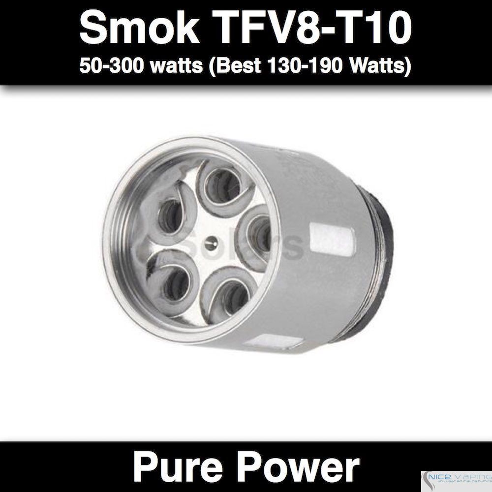 SMOK TFV4 Coil Replacement - 40-140 watts