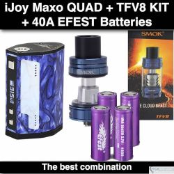 ijoy Maxo Quad 18650- 315 Watts, Blue