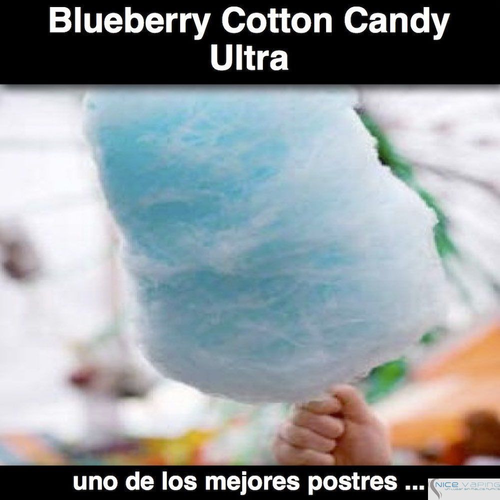 Sweet Blueberry Cotton Candy