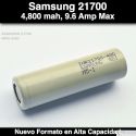 Samsung 21700 IMR 48G - 4800 mah, 9.6 A - Pearl Color