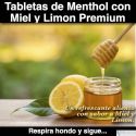 Tabletas de Menthol con Limon Premium